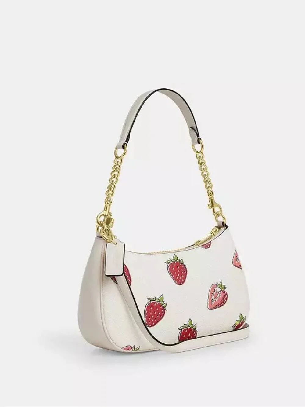 NWT Coach Teri Shoulder Bag CAL62 Strawberry Print ® Cute Chic Summer Bag - Picture 12 of 13